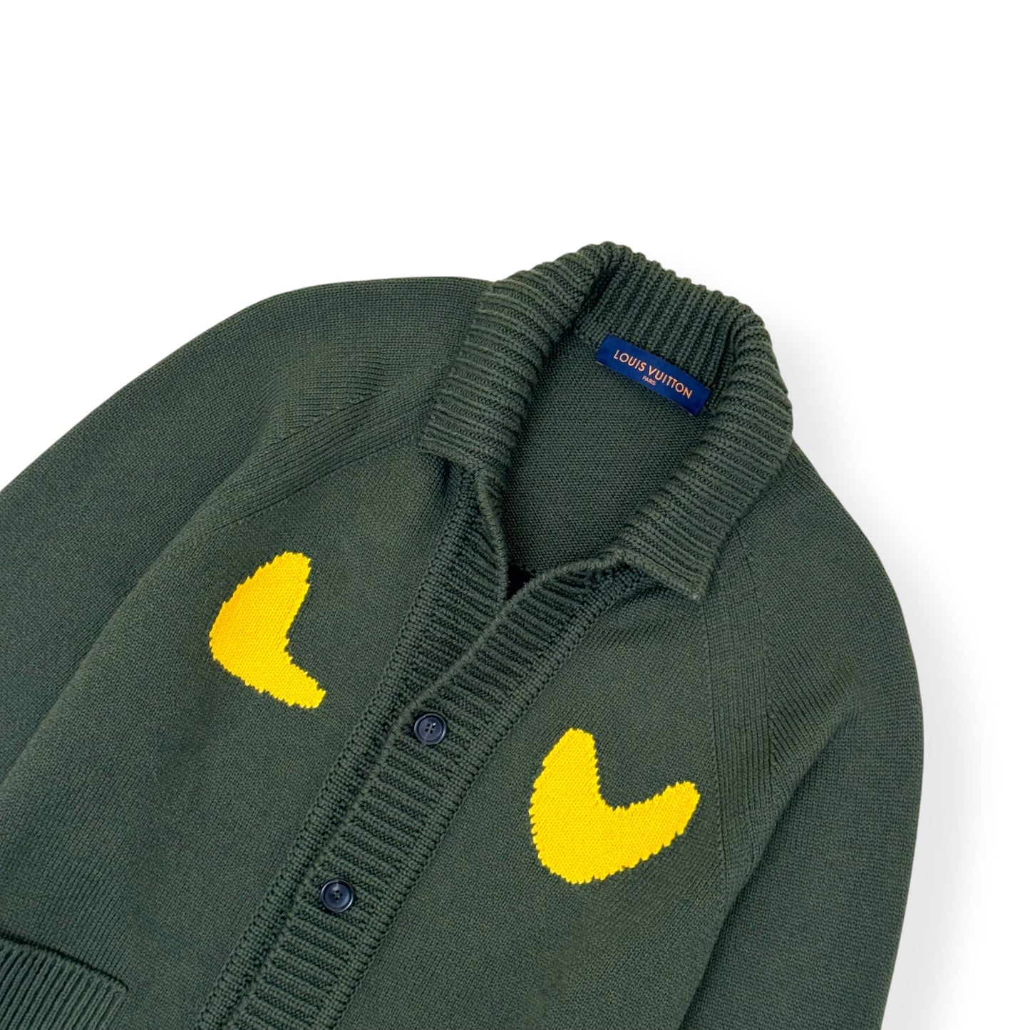 LOUIS VUITTON X NIGO SOPHISTICATED TIGER CARDIGAN GREEN XL | XL, Green