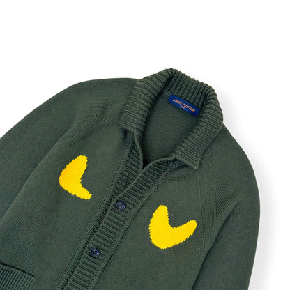 LOUIS VUITTON X NIGO SOPHISTICATED TIGER CARDIGAN GREEN XL | XL, Green