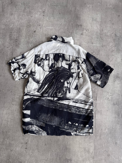 Kapital Two Tone Abstract Shirt
