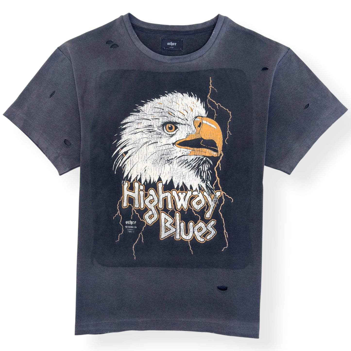 OTHER EAGLE VINTAGE COTTON T-SHIRT GREY L | Large, Grey