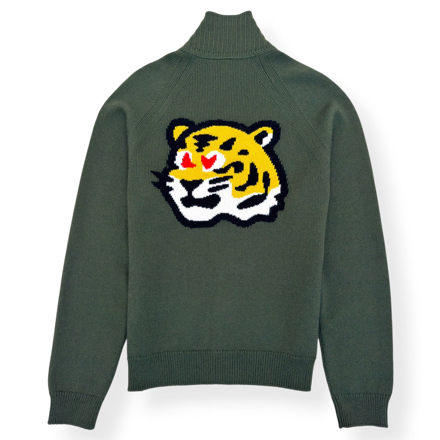 LOUIS VUITTON X NIGO SOPHISTICATED TIGER CARDIGAN GREEN XL | XL, Green