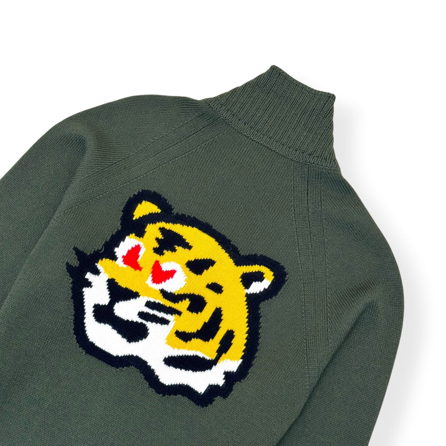 LOUIS VUITTON X NIGO SOPHISTICATED TIGER CARDIGAN GREEN XL | XL, Green