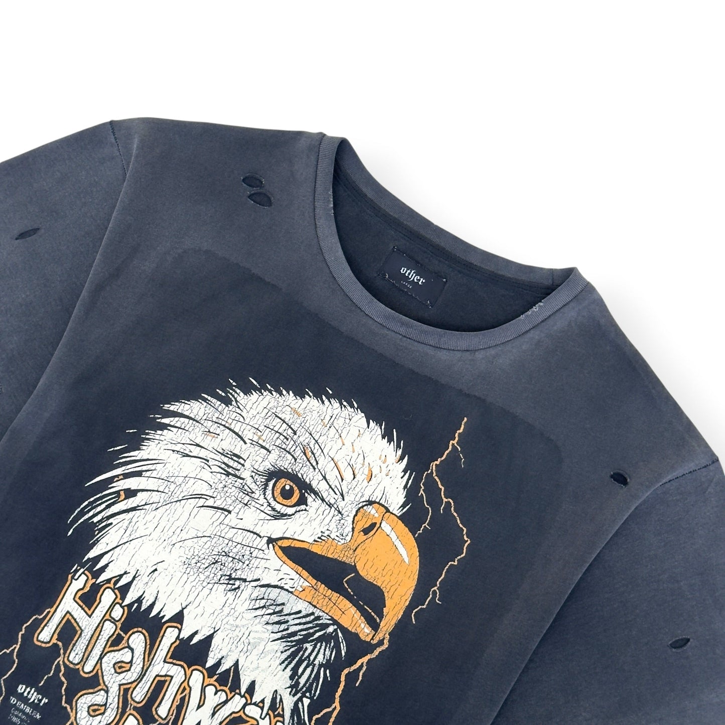 OTHER EAGLE VINTAGE COTTON T-SHIRT GREY L | Large, Grey