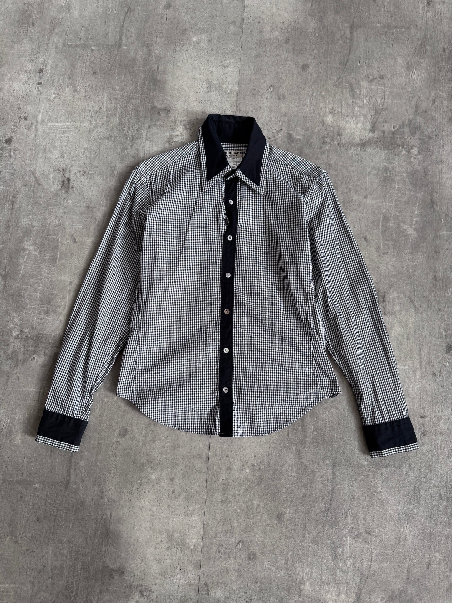 Katharine Hamnett Two Tone Check Shirt