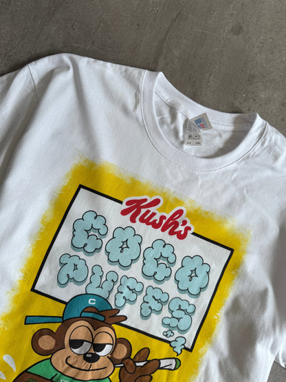 VT SALE: Kush's Coco Puffs Tee | Large, White