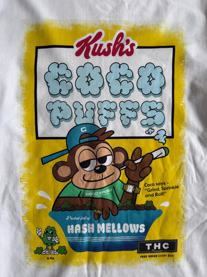 VT SALE: Kush's Coco Puffs Tee | Large, White