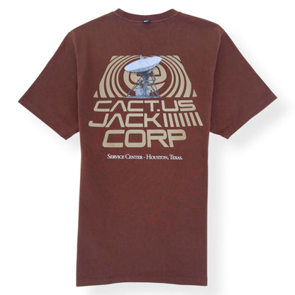 NIKE X TRAVIS SCOTT CACTUS JACK SERVICE CENTER HOUSTON T-SHIRT BROWN L | Large, Brown
