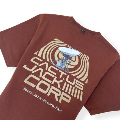 NIKE X TRAVIS SCOTT CACTUS JACK SERVICE CENTER HOUSTON T-SHIRT BROWN L | Large, Brown