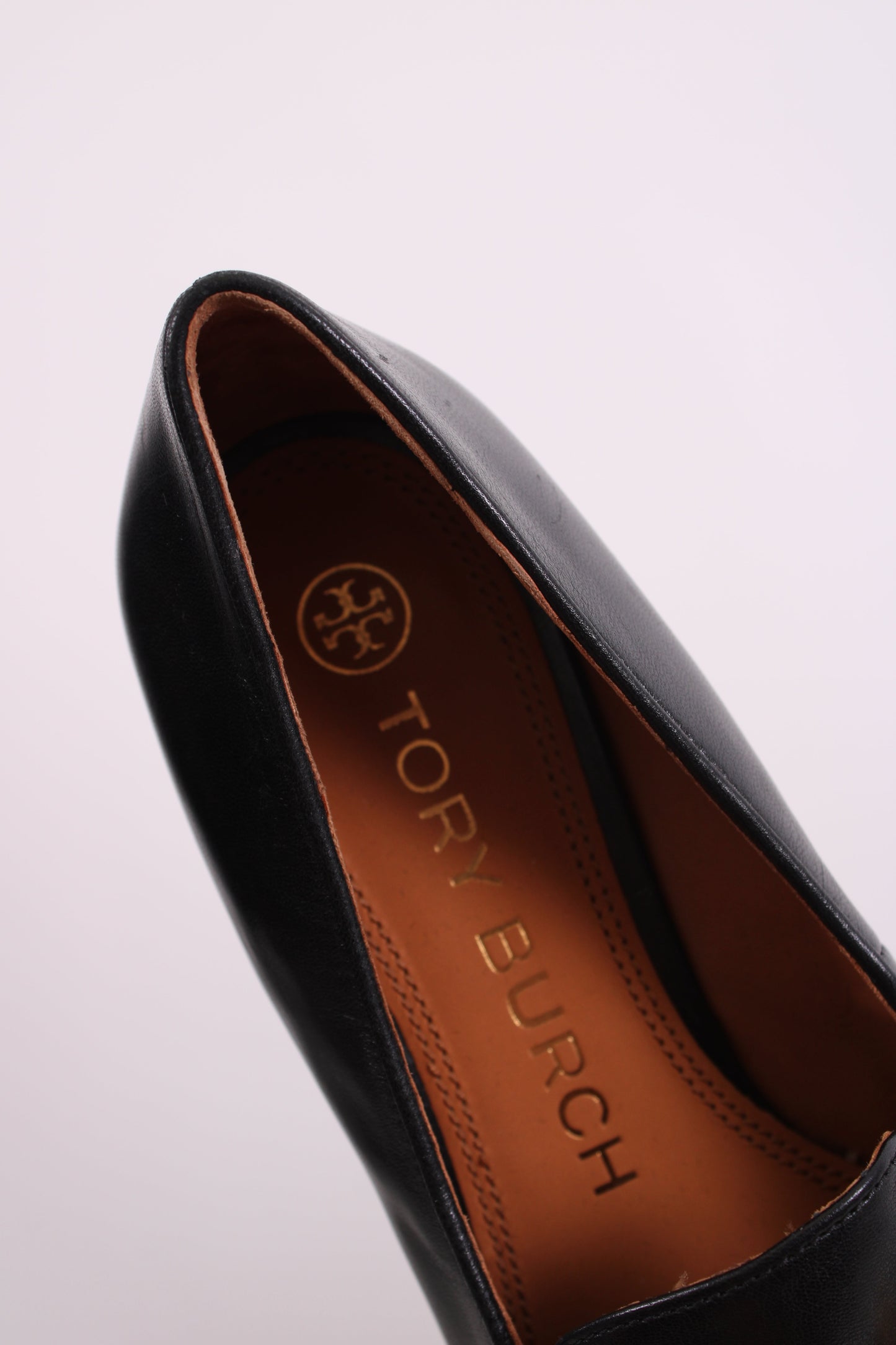 Tory Burch Chain Detail Heels Black 5 | O/S, Black