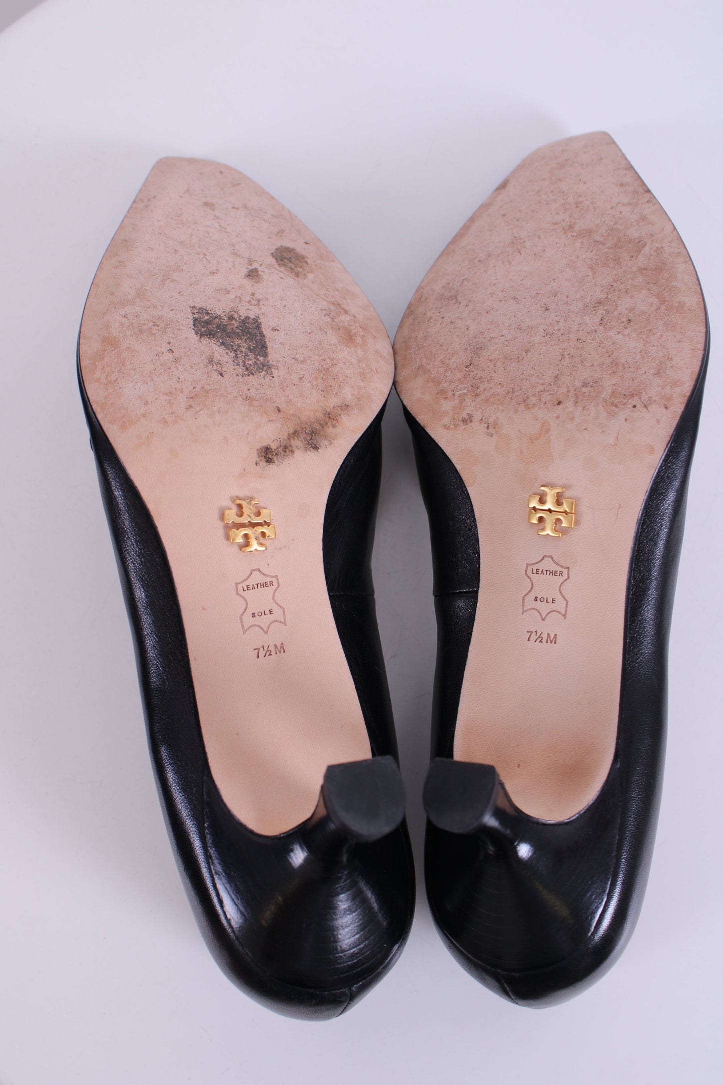 Tory Burch Chain Detail Heels Black 5 | O/S, Black