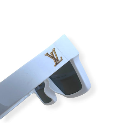 LOUIS VUITTON 1.1 EVIDENCE SUNGLASSES WHITE / GOLD | O/S, Gold