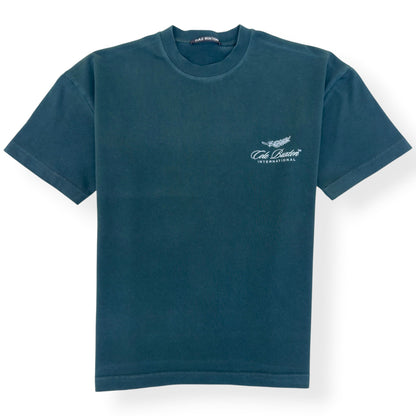 COLE BUXTON OVERSIZED INTERNATIONAL LOGO T-SHIRT GREEN XS | XS, Green