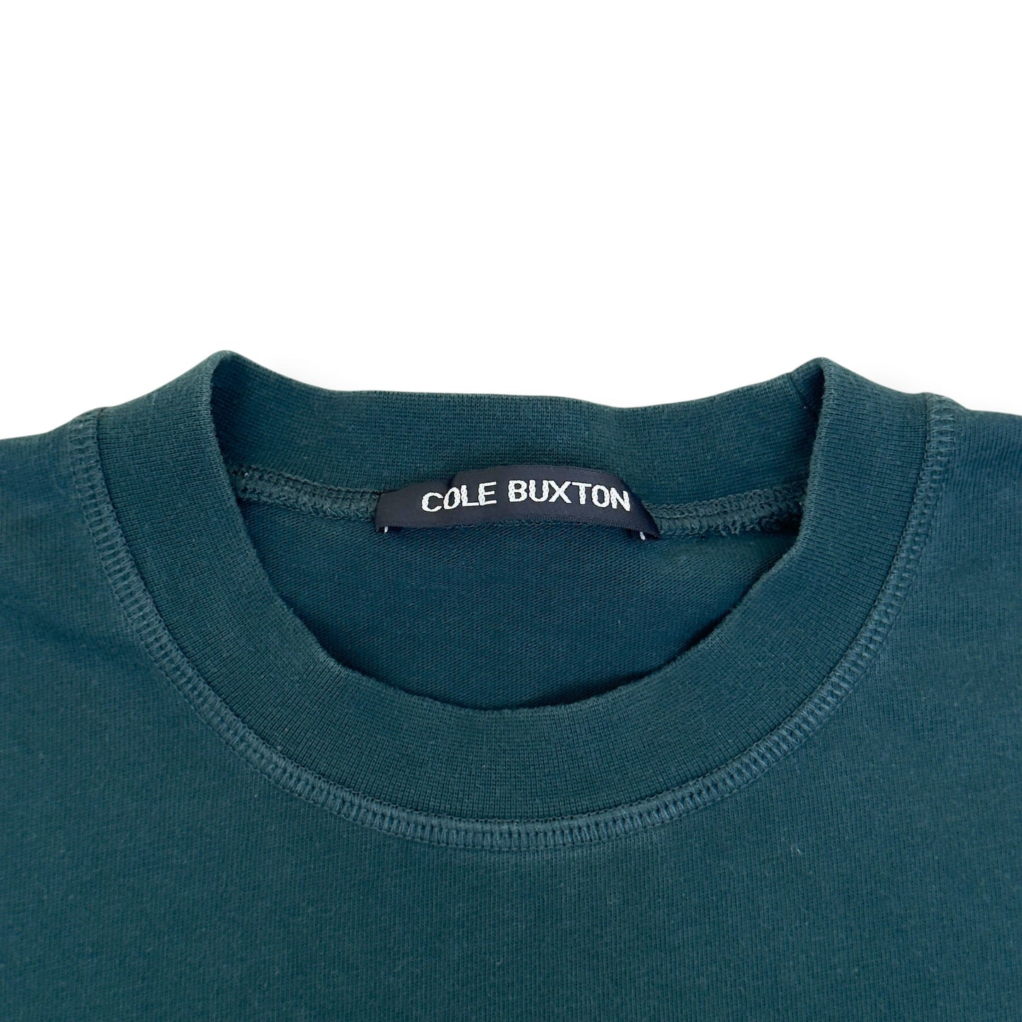 COLE BUXTON OVERSIZED INTERNATIONAL LOGO T-SHIRT GREEN XS | XS, Green