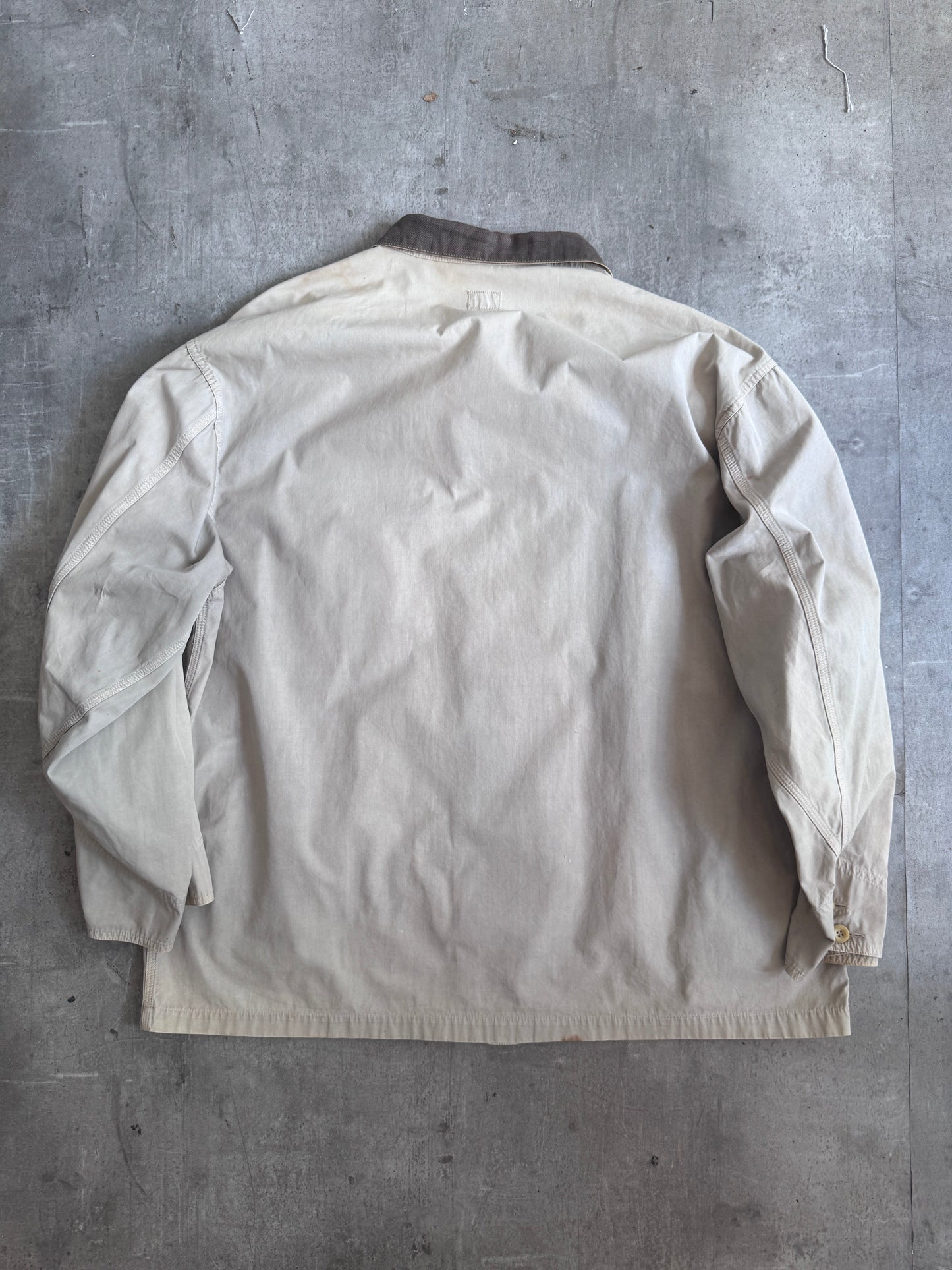 S/S 1989 C.P. Company Contrast Collar Chore Jacket | Extra Large, Multicoloured