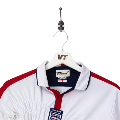 VT Rework : England x Umbro A Symmetrical Shirred Top
