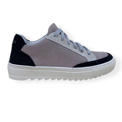 NUMERIS SUEDE SNEAKER GREY / BLACK 41 / UK7 | UK 7, Black