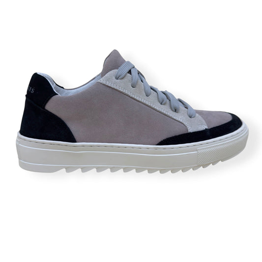 NUMERIS SUEDE SNEAKER GREY / BLACK 41 / UK7 | UK 7, Black