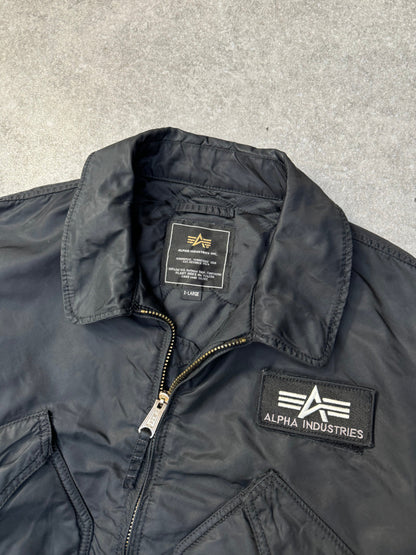 Alpha Industries CWU-45 Black Bomber Jacket