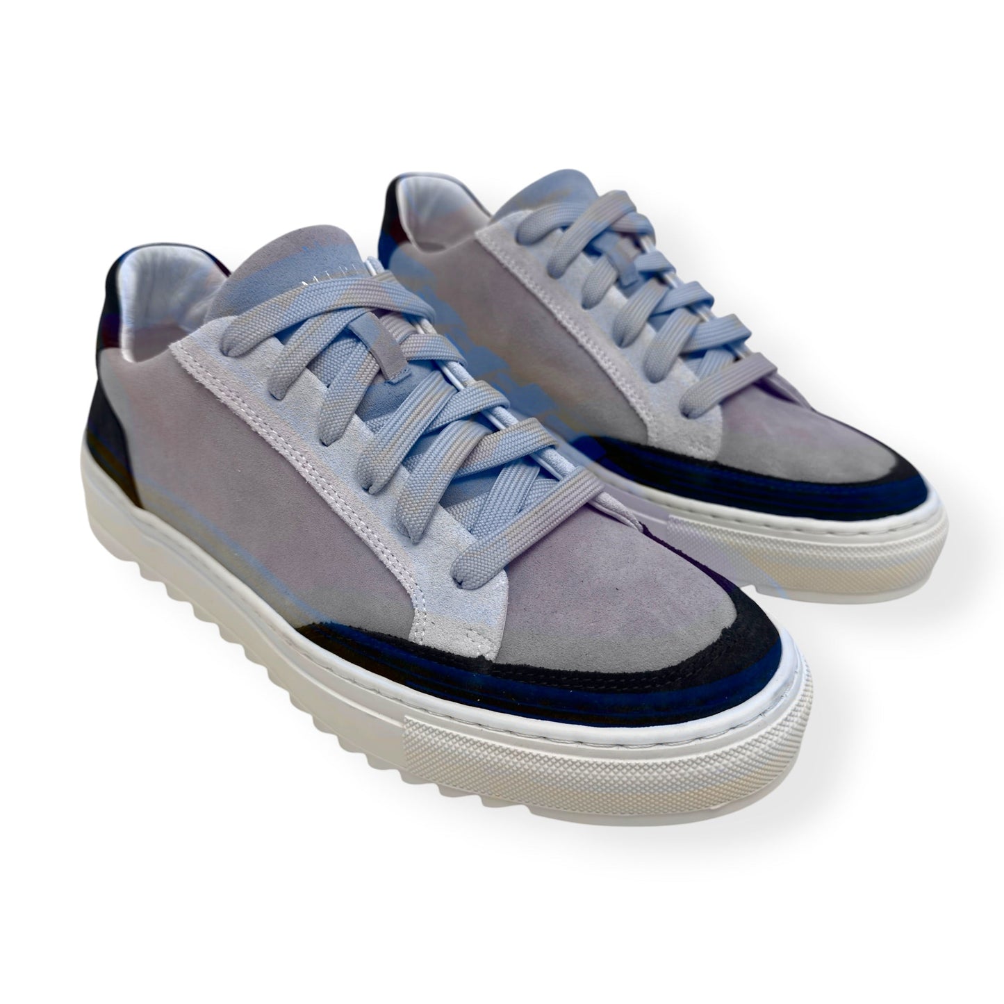 NUMERIS SUEDE SNEAKER GREY / BLACK 41 / UK7 | UK 7, Black