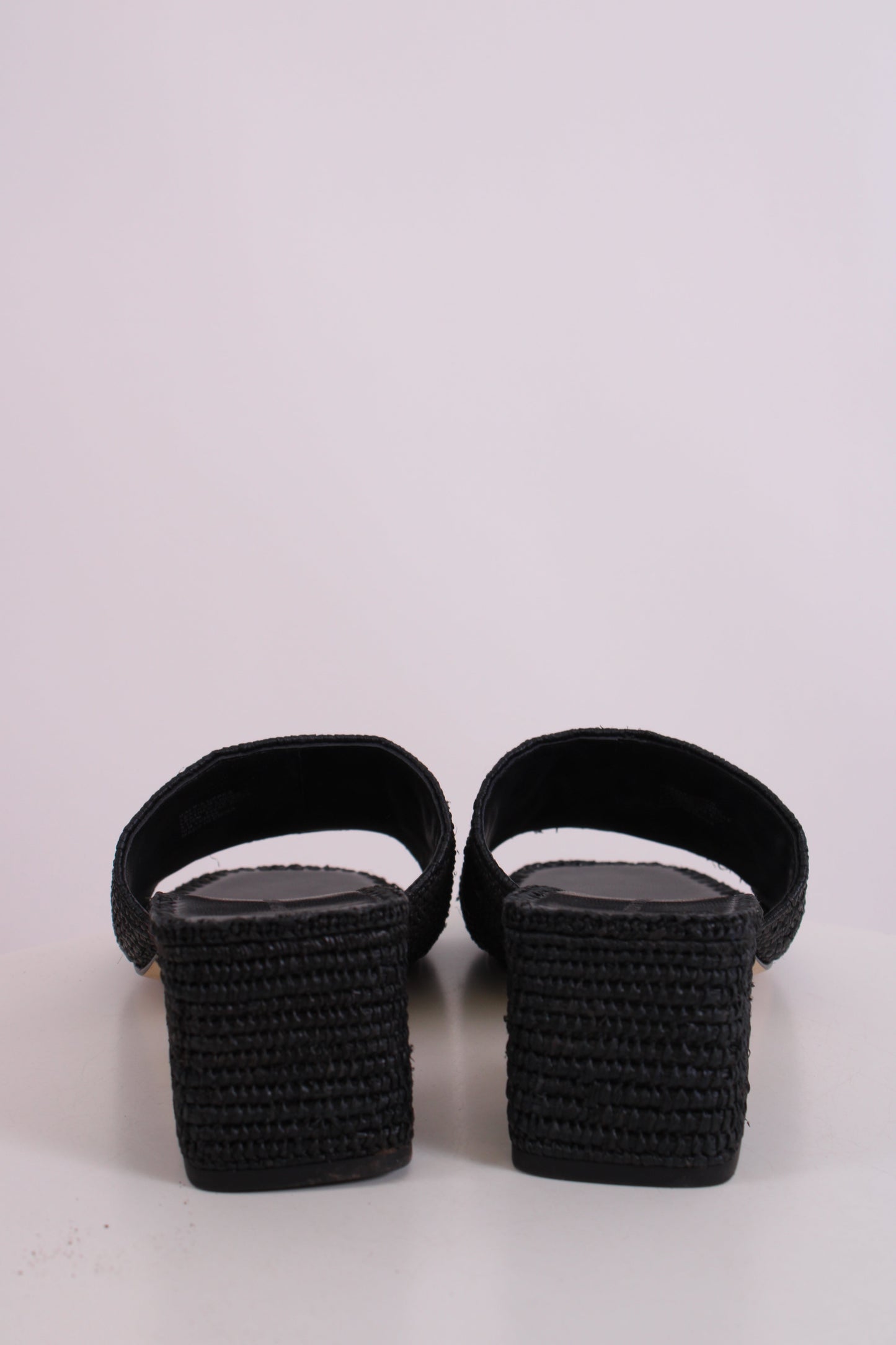 Tory Burch Eleanor Raffia Sandal Black 7 | O/S, Black