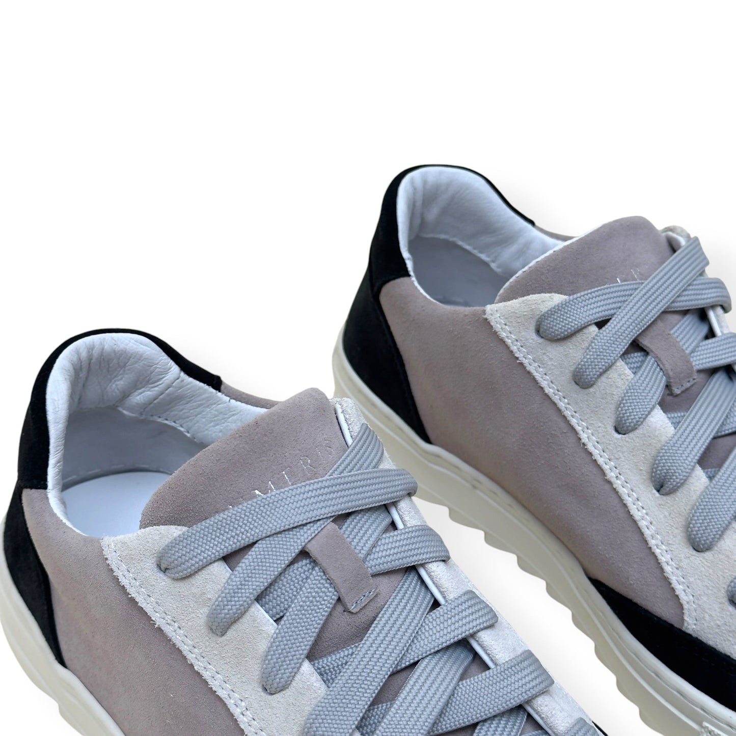 NUMERIS SUEDE SNEAKER GREY / BLACK 41 / UK7 | UK 7, Black