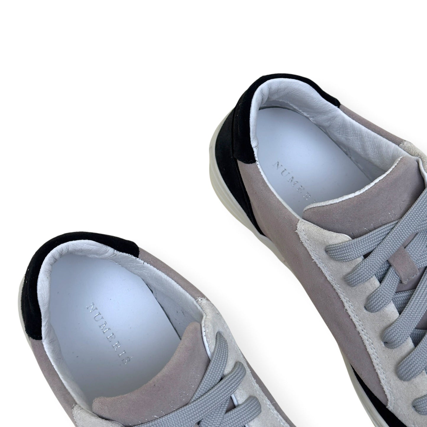 NUMERIS SUEDE SNEAKER GREY / BLACK 41 / UK7 | UK 7, Black