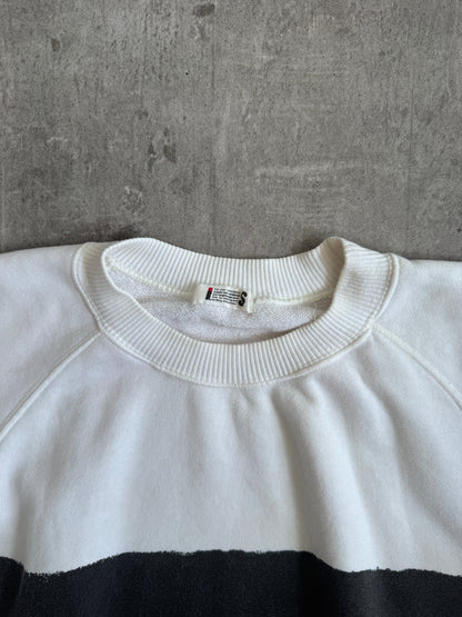 1980's Issey Miyake Sport Collection Cotton Crewneck Sweater | Small, Multicoloured