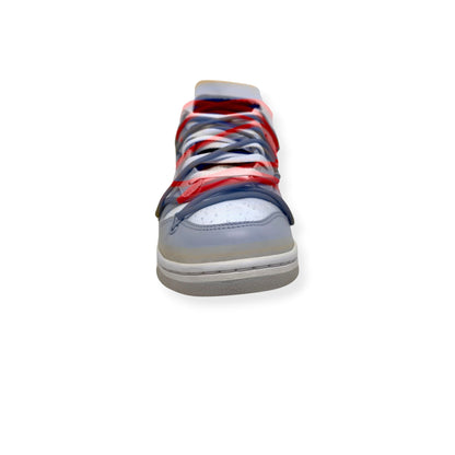 NIKE X OFF-WHITE DUNK LOW TOP SNEAKER 'LOT 23 OF 50' UK8 | UK 8, White