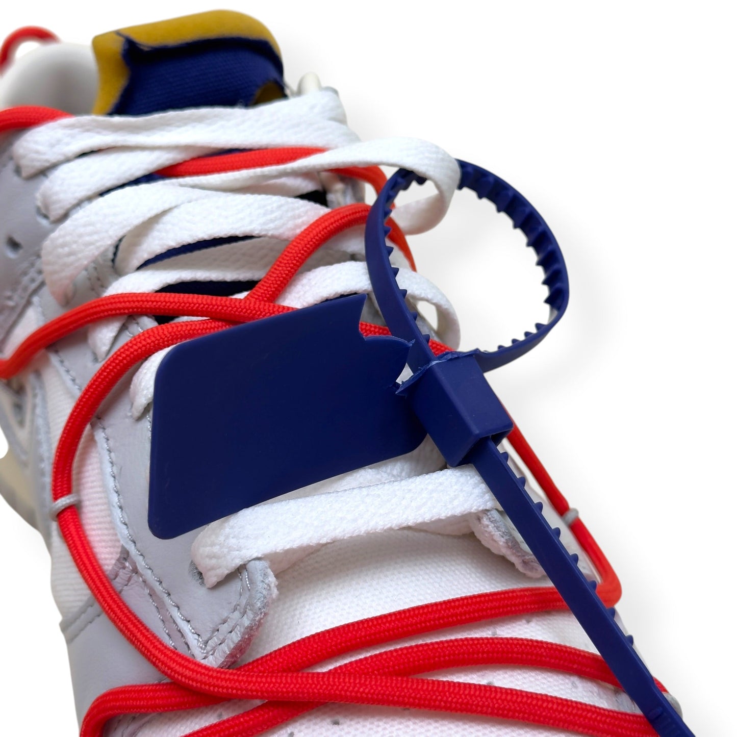 NIKE X OFF-WHITE DUNK LOW TOP SNEAKER 'LOT 23 OF 50' UK8 | UK 8, White