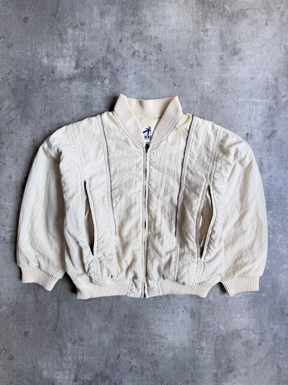 1980s Issey Miyake Hai Sporting Gear Zip Detail Bomber