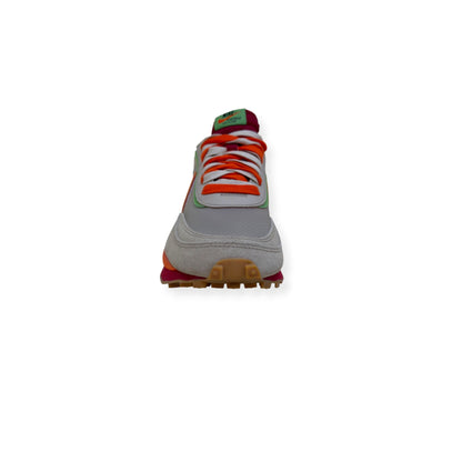 NIKE X SACAI X CLOT LDWAFFLE SNEAKER NET ORANGE BLAZE UK8 | UK 8, Orange
