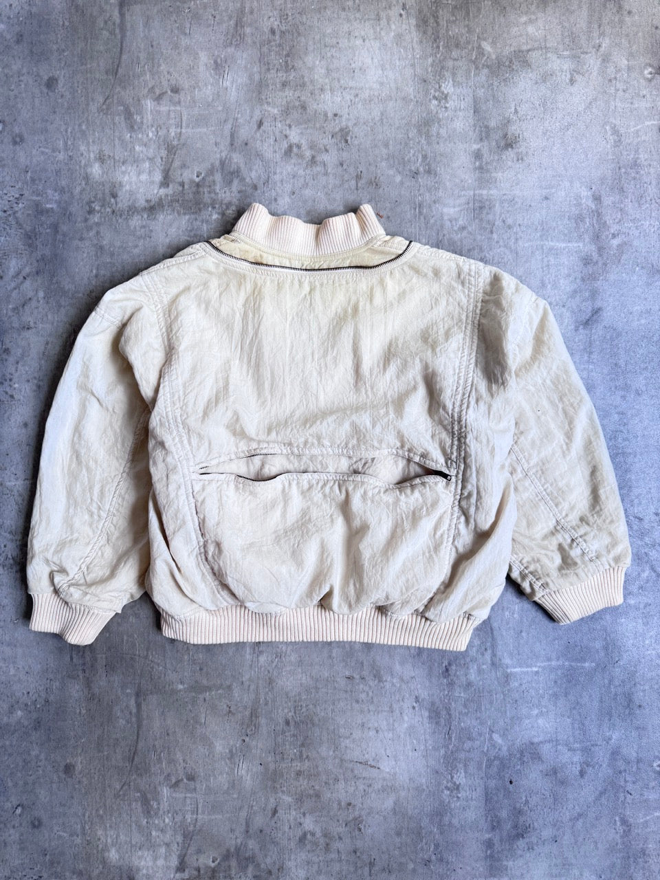 1980s Issey Miyake Hai Sporting Gear Zip Detail Bomber