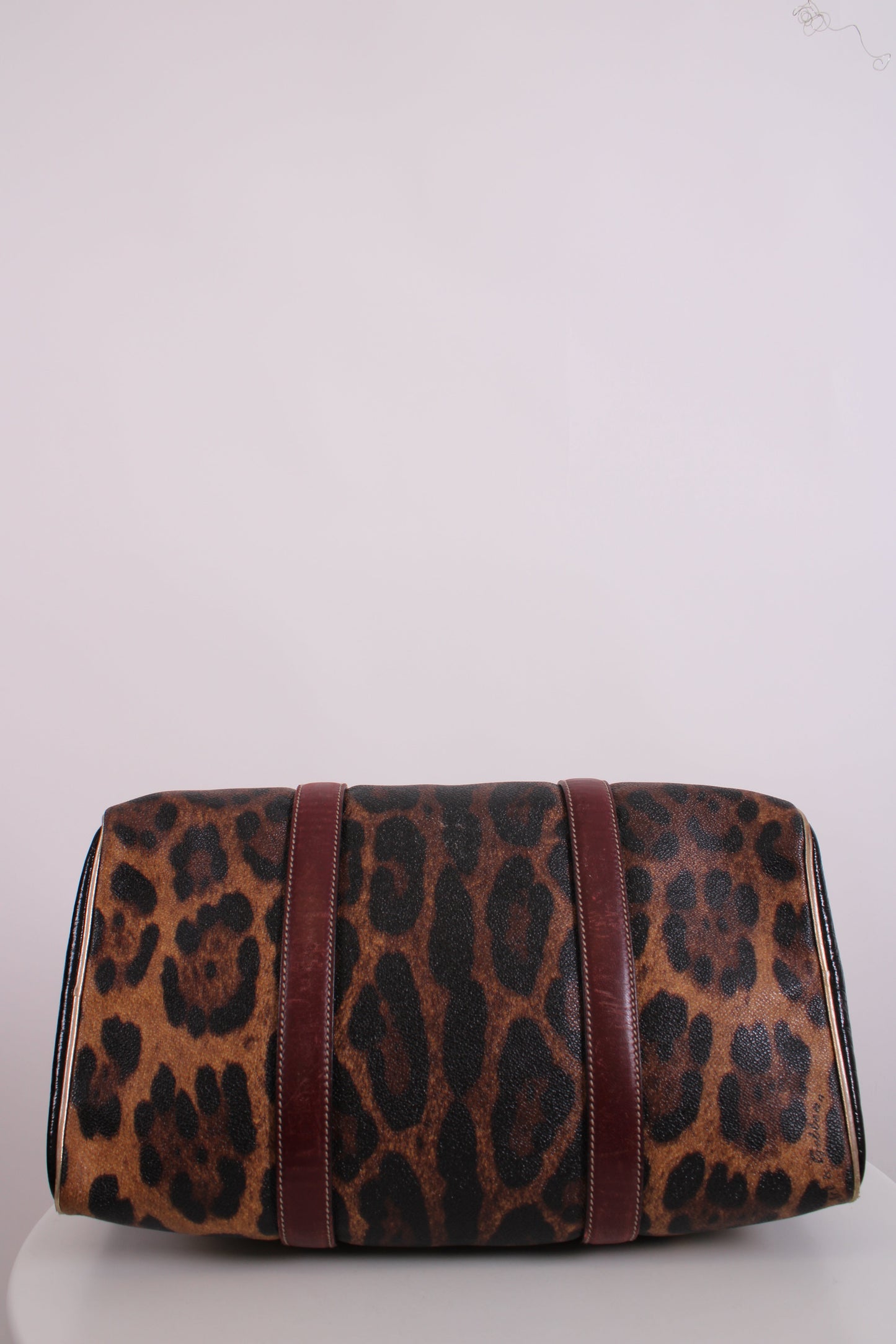 Dolce & Gabbana Miss Escape Bowling Bag Leopard Print | O/S, Red
