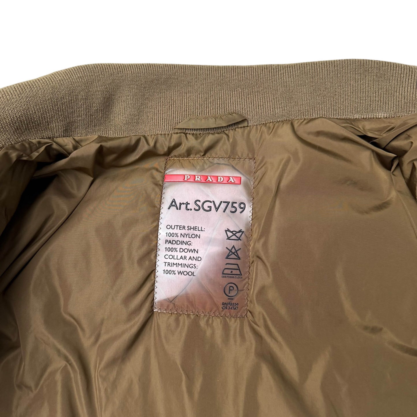 Prada Sport Nylon Puffer Jacket (3XL)