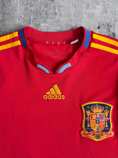 2010 Spain x Adidas Home Football Shirt | Medium, Multicoloured