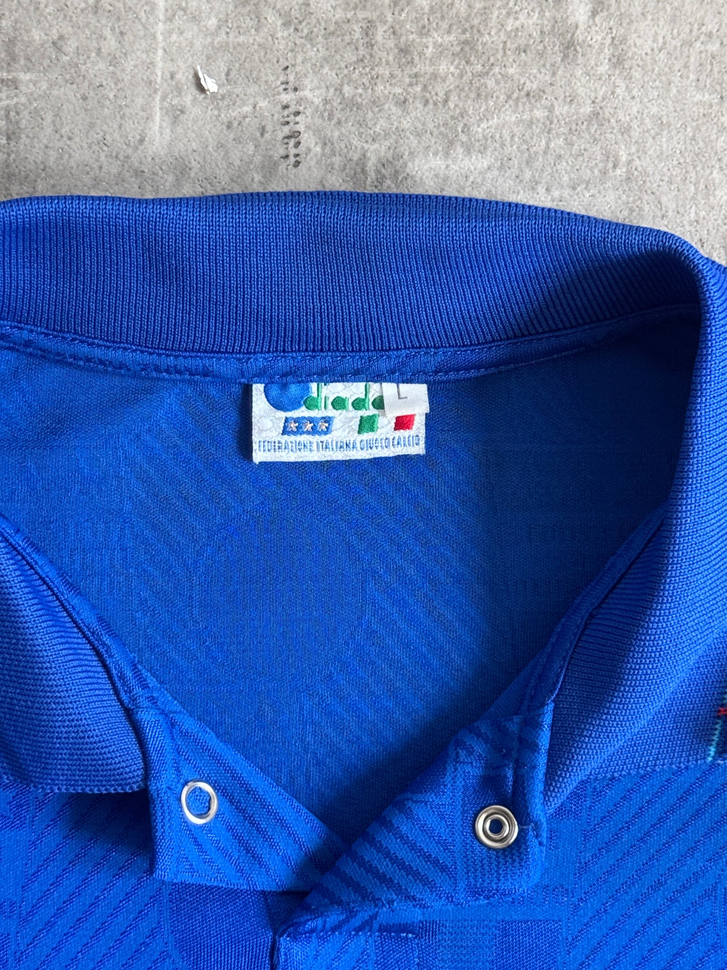 1994 Italy x Diadora "10" Home Football Shirt | Extra Large, Multicoloured