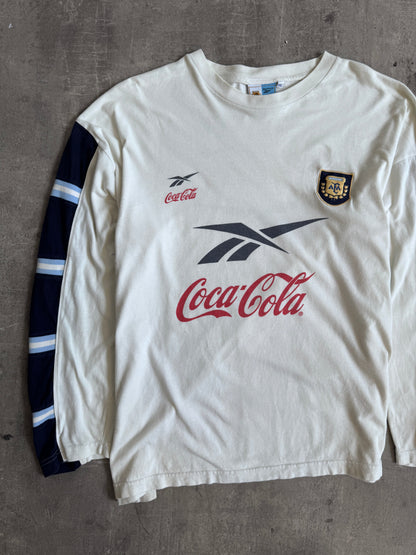 1999 Argentina x Reebok Coca Cola LS Football Tee | Extra Extra Large, Multicoloured