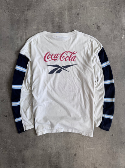 1999 Argentina x Reebok Coca Cola LS Football Tee | Extra Extra Large, Multicoloured