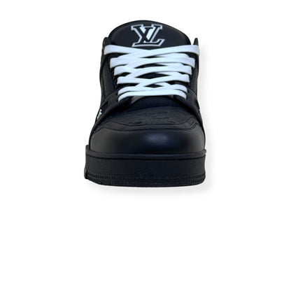 LOUIS VUITTON LV TRAINER SNEAKER BLACK / WHITE UK10 | UK 10, Black
