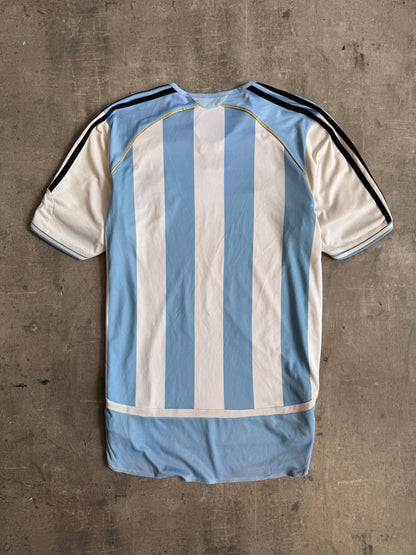 2006 Argentina x Adidas Home Football Shirt | Large, Multicoloured