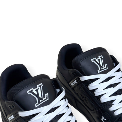 LOUIS VUITTON LV TRAINER SNEAKER BLACK / WHITE UK10 | UK 10, Black