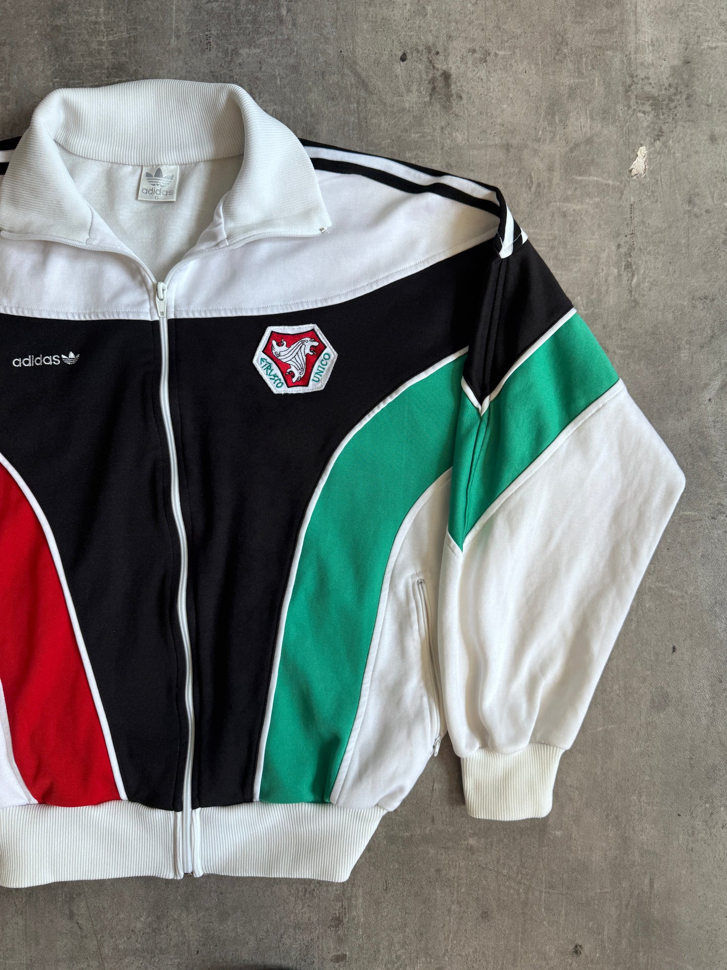1990 Adidas World Cup Etrusco Unico Football Track Top | Extra Extra Large, Multicoloured