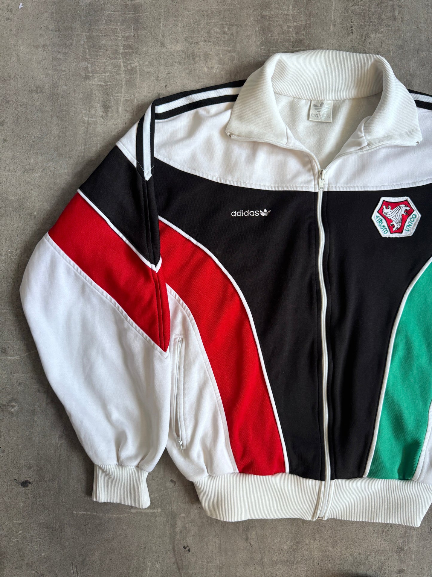1990 Adidas World Cup Etrusco Unico Football Track Top | Extra Extra Large, Multicoloured