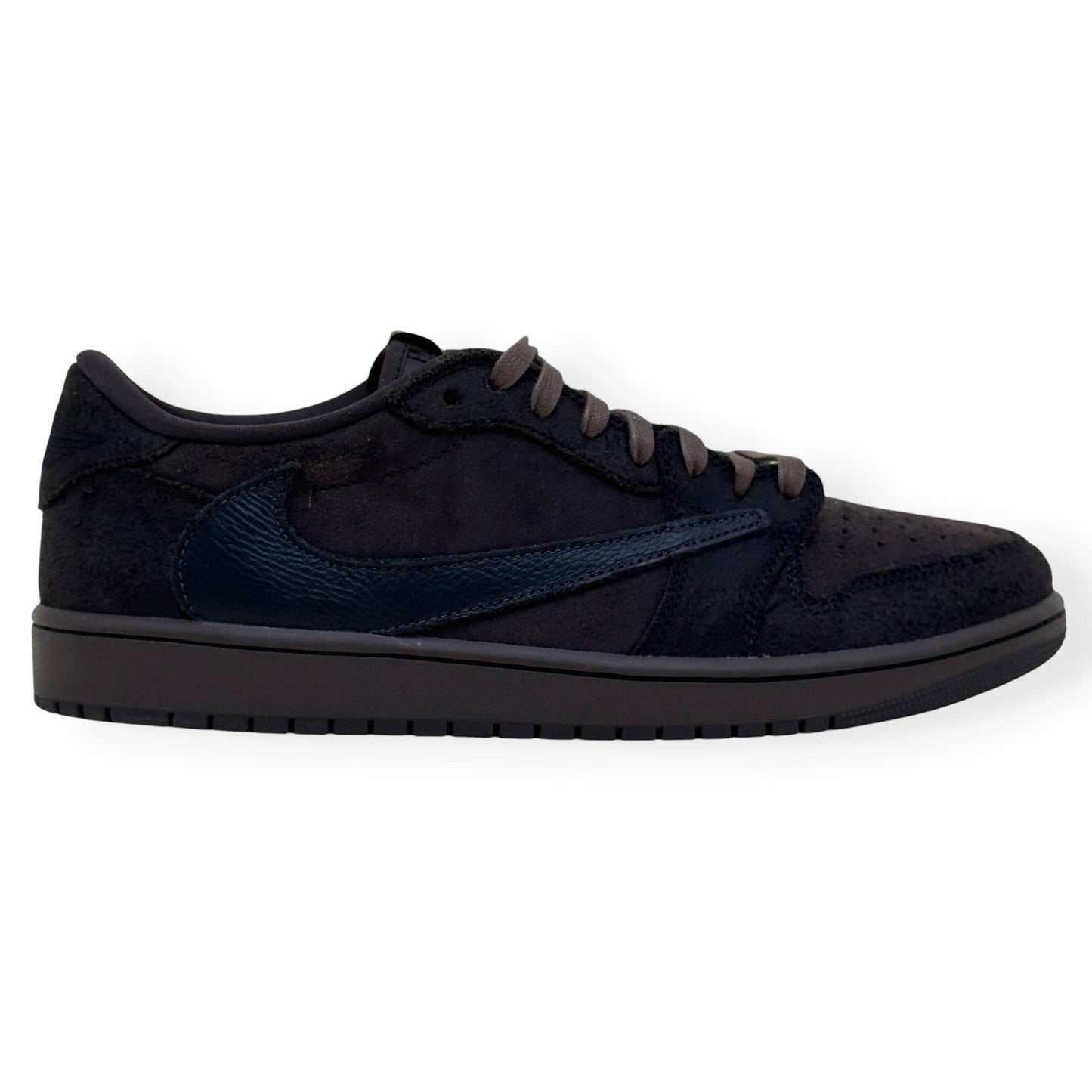 NIKE X TRAVIS SCOTT AIR JORDAN 1 LOW OG SP SNEAKER VELVET BROWN UK11 | UK 11, Brown