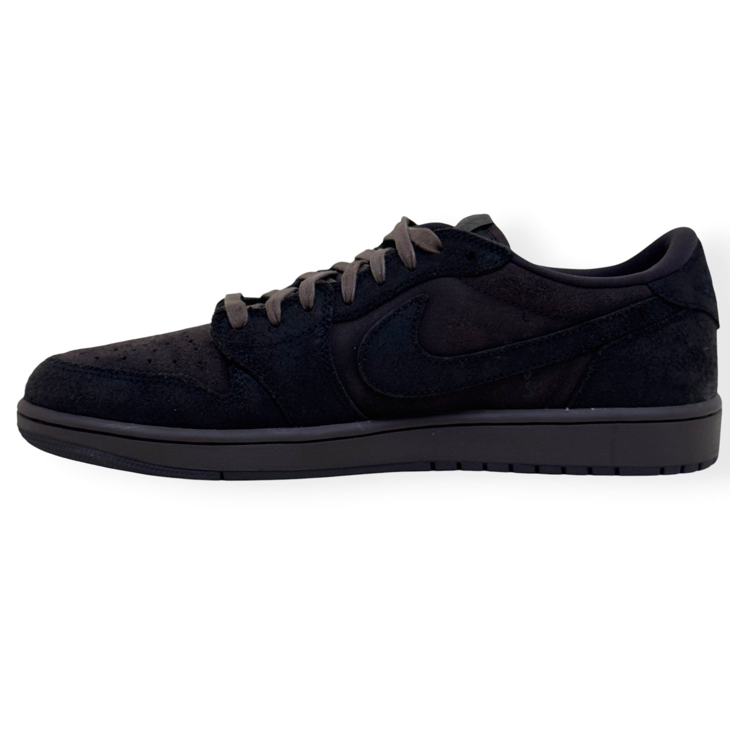 NIKE X TRAVIS SCOTT AIR JORDAN 1 LOW OG SP SNEAKER VELVET BROWN UK11 | UK 11, Brown