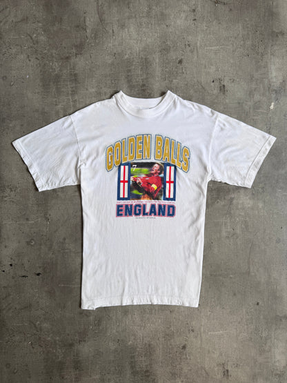 David Beckham "Golden Balls" Graphic Tee | Small, Multicoloured