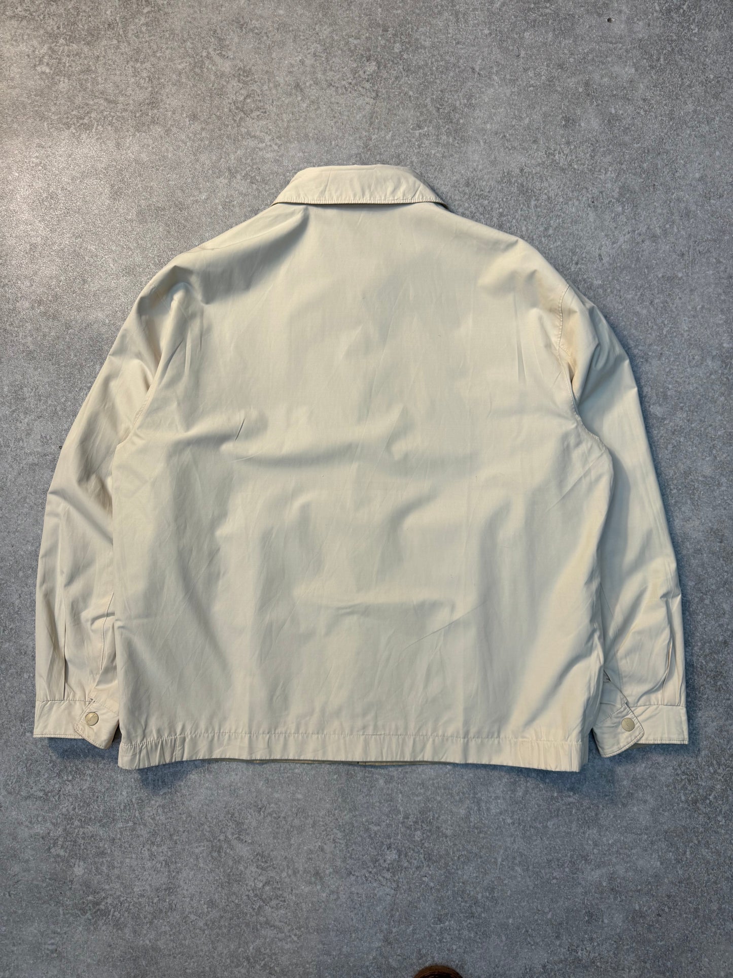 Yves Saint Laurent Beige Reversible Windproof Harrington Jacket