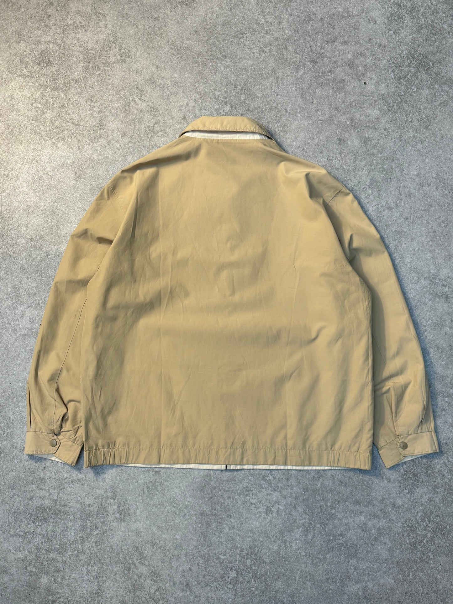 Yves Saint Laurent Beige Reversible Windproof Harrington Jacket