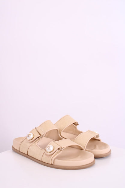 Jimmy Choo Fayence Raffia Sandal Cream 38 | DEFAULT TITLE, Cream