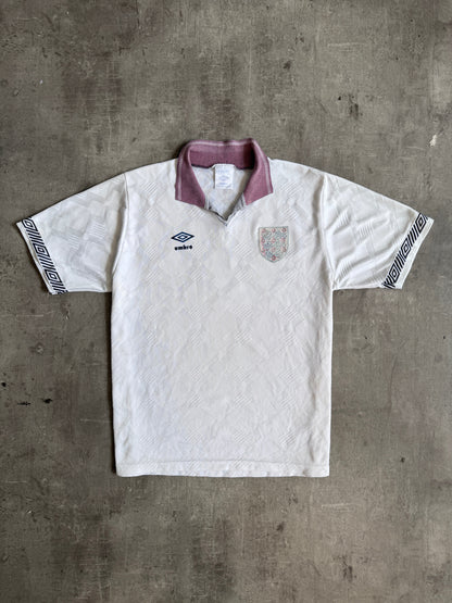 1990 England x Umbro Home Football Shirt | Extra Large, Multicoloured